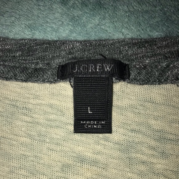 J. Crew linen “Amour” baseball tee - Picture 4 of 4